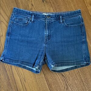 Levi's Dark Blue Denim Jean Shorts